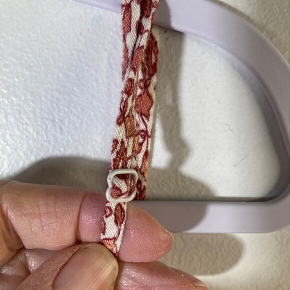 Womens American Eagle V Neck Boho Crop Top Mieux Ensemble L NWT Cotton Linen - Picture 7 of 9